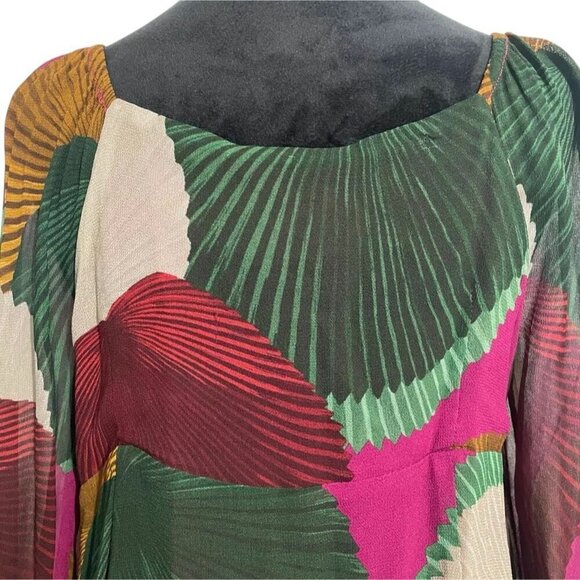 Farm Rio Size Small  Katalina Blouse Long Sleeve - Picture 7 of 9